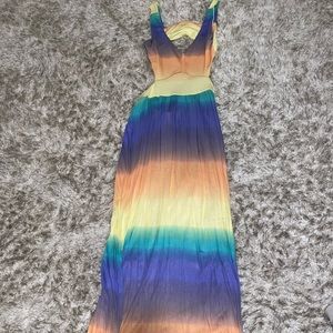 Cutout maxi dress
